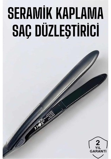 Saç Düzleştirici Led Ekranlı Isı Ayarlı Seramik Kaplama Profesyonel - Lisinya