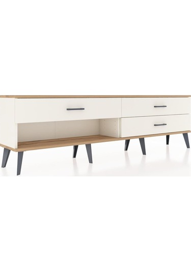 Arges Tv Ünitesi 3 Çekmeceli 176x30x51 Aytaşı-çam/aytaşı Atlas Çam/aytası