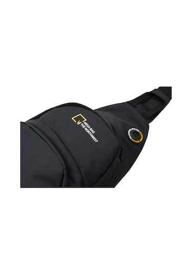 M 1006 Mega Bag Unisex Göğüs Çapraz Çanta, Body Bag Siyah