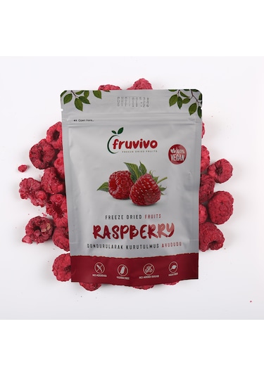Dondurularak Kurutulmuş Ahududu 20 Gr, %100 Vegan, Glutensiz