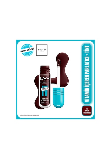 Nyx Lıp I.v. Vitamin İçeren Parlatıcı + Tint - 15 Water 'bout Win 15
