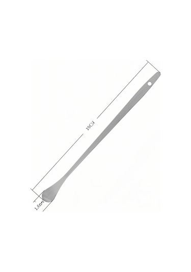 Lemestar Titanyum Kahve Karıştırma Kaşığı - 19cm Uzun Saplı, Dayanıklı Ve Hafif, Kare/daire Uç Seçenekli, Çay Ve Kokteyl İçin Diğer