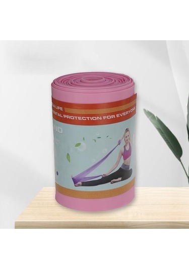 Mor 1 Rulo 1.8 M Yoga Gerginlik Kemer Esnek Yüksek Elastikiyet Kesilebilir Vücut Şekillendirici Kadın Yoga Egzersiz Egzersiz Askıları Spor Kullanımı Mor