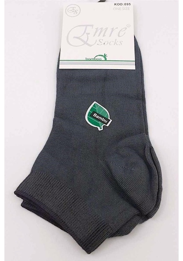 6 Çift Bambu Kısa Patik Erkek Çorap Emre