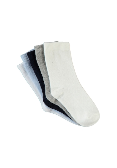 Civil Boys Erkek Çocuk 5'li Çorap 2-11 Yaş Beyaz 09e08l05024s1 Beyaz