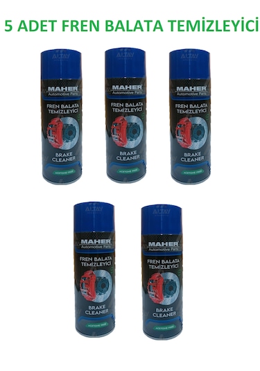 Fren Balata Temizleyici Balata Spreyi Brake Cleaner 500 Ml 5 Adet