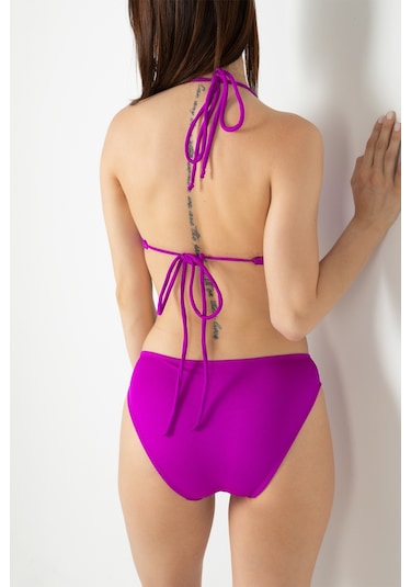Doremi Bağlama Detaylı Normal Bel Bikini Takım-17512 001