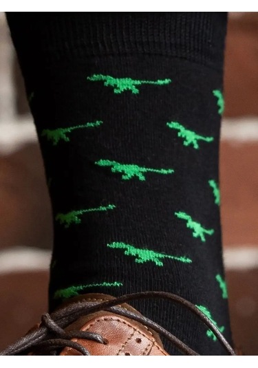 Babushka Basılı Siyah Çoraplar Kutuda 111157385 Siyah