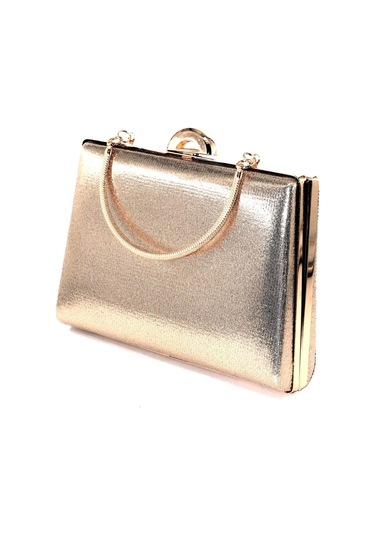 Suyolu Taşlı Gold Abiye Çanta. Abiye Portföy Clutch Davet Gece Çantası Kadın Altın Abiye Taşlı Çanta Gold