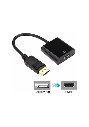 Displayport To HDMI Dönüştürücü Adaptör DP Display Port Çevirici
