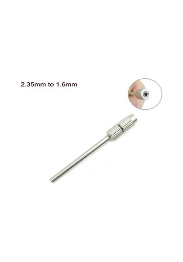 1 Adet Dişçi Matkabı Bur Adaptörü Dönüştürücü 2.35mm 1.6mm/2.35mm 3mm Shank Parlatıcı Diş Laboratuvarı İçin Gri