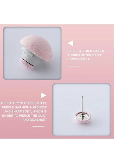 8 Adet Gri-anti Battaniye Mantar Kilidini Klip Sabitleyici Anahtar Yorgan Klipsi Bir Kapak Tokaları Yorgan Tutucu Şekli Yorgan Raptiye Kayma Tutucu