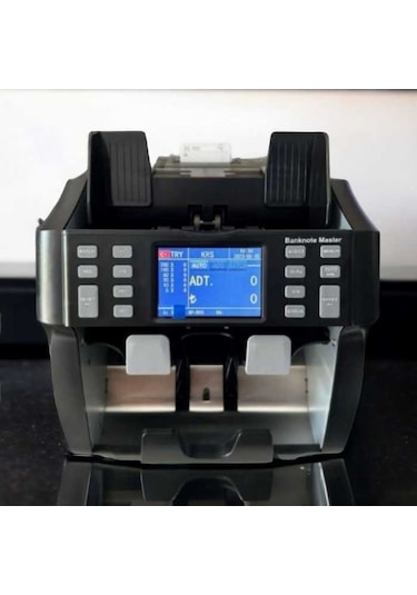 Banknote Master Çift Katlı 10 Ülke Para Sayma Birimine Sahip Geniş Hafıza