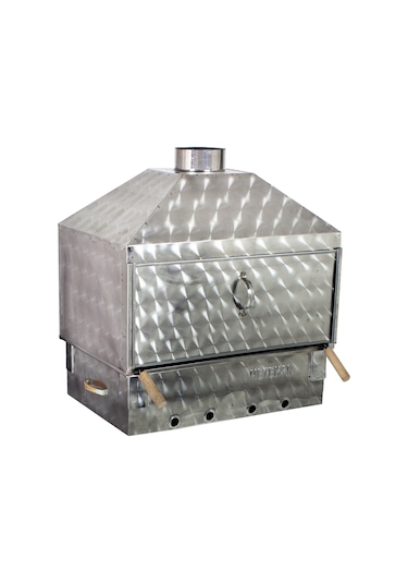 60X40  Set Üstü Davlumbazlı Maltız Izgaralı Mangal MTH-368