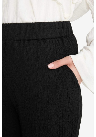 Defacto Relax Fit Bürümcük Pantolon E3436ax25smbk81 Siyah