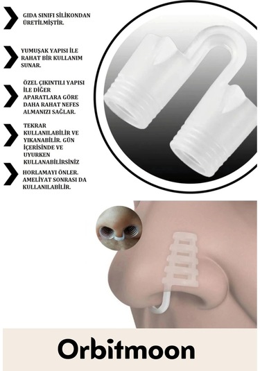 Yeni Seri Rahatlatıcı Uyku Önleyici Horlama Azaltıcı Nefes Alıp Verme Burun Delik Aparatı 16'lı Set