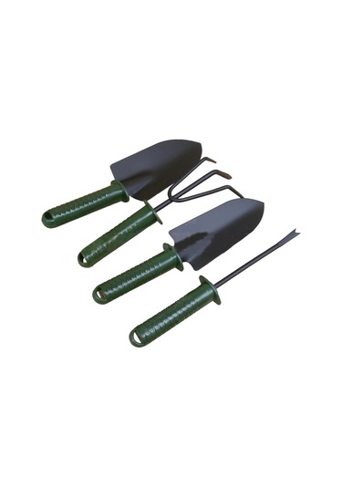 Sones Bahçe Aletleri Bahçe Küreği Çatal Tırmık Plastik Saplı Bahçe Aletleri Dört Set Bahçe Bitki Aletleri Seti
