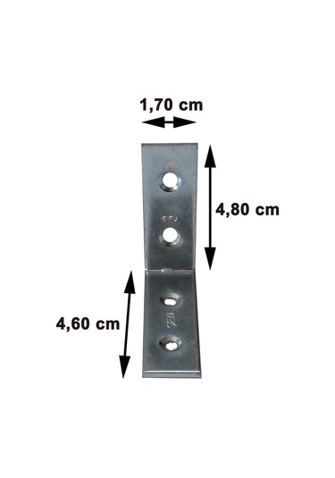 Ennalbur Gönye L Tipi No:3 5 Adet Nikel