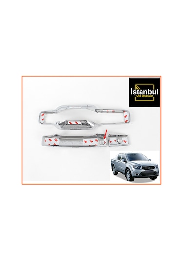 Ssangyong Korando Sport Kapı Kolu Krom Takımı