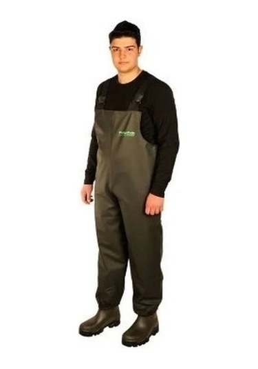 Pollyraın Pvc Bahçıvan Tulum Haki Renk Haki