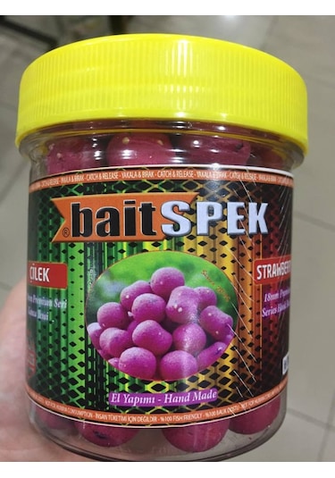 Spektrum Baits Boili Premium Çilek 18 Mm 300 Gr