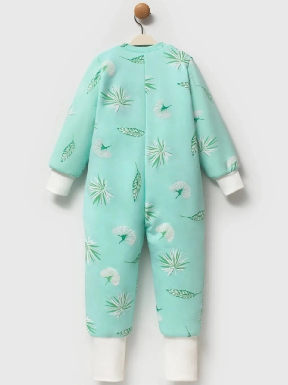Fermuarlı Bisiklet Yaka Uyku Tulumu Çoraplı Patikli 2,5 Tog Mint