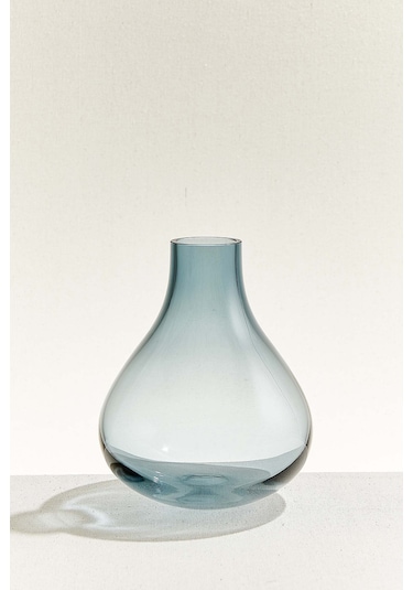 Pasabahce Bulb Vazo 22 Cm Çelik Mavi