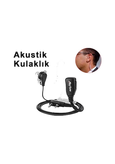 Anytone AT-D68 El Telsizi 2 Adet + Akustik Kulaklık 2 Adet