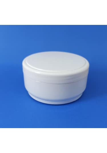 50 ML Beyaz Boş Kozmetik-Krem-Pomat Kutusu Plastik Krem Kavanozu 1-100 Adet