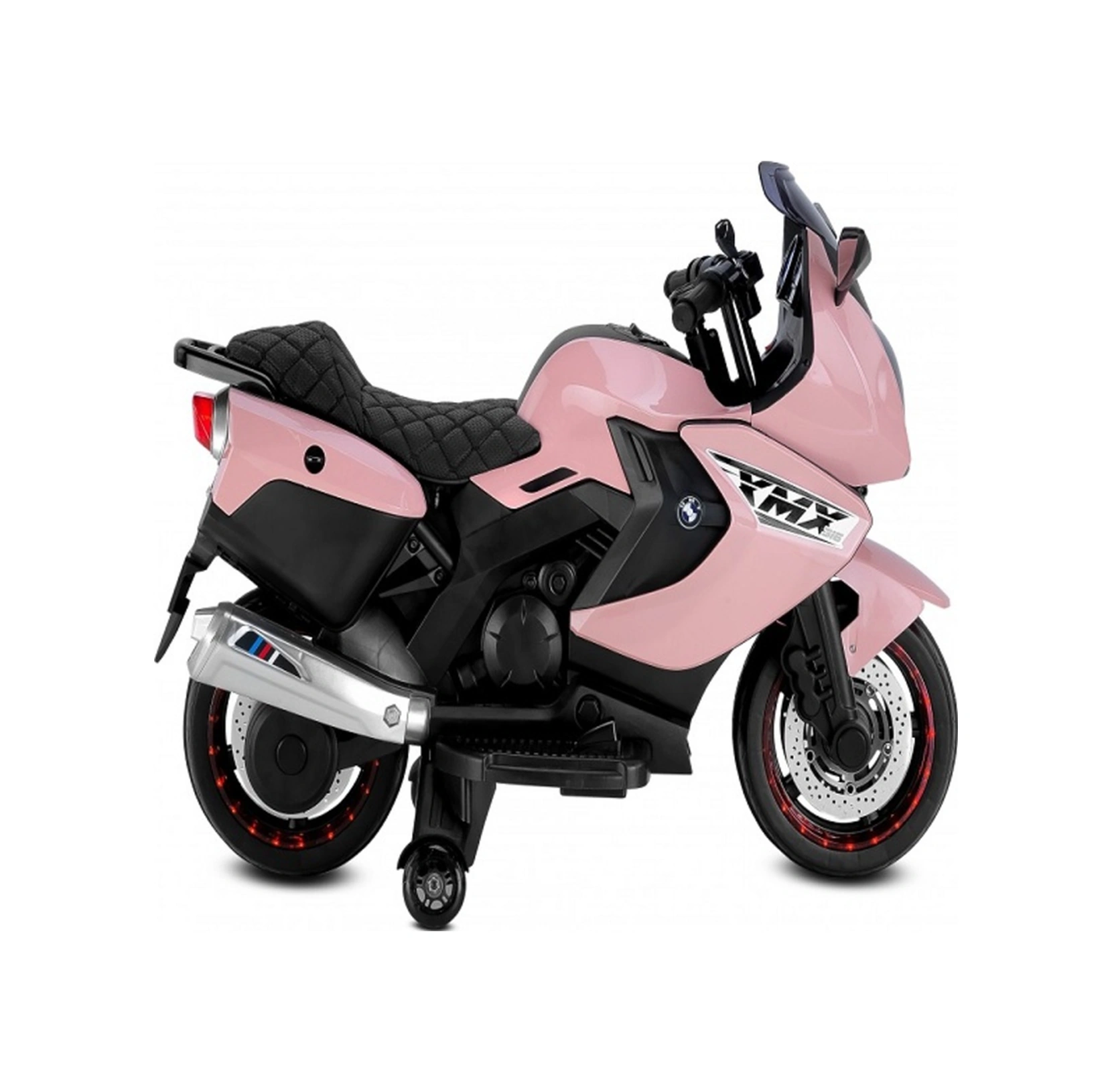 438a Xmx-316 Ledli Akülü Motor 12v. Pembe Pembe