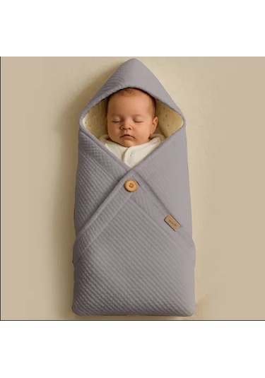 Bistyle Battaniye Triko Warm Nest Gri-12467 Açık Gri