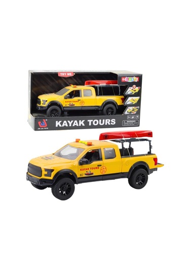 Sürtmeli Sesli Işıklı Araba Kano Taşıyan Pikap