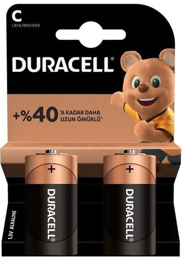 Duracell Lr14/mn1400 C Orta Boy Pil 2'li Paket