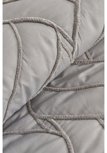 Karaca Home Vega Çift Kişilik Yatak Örtüsü Seti Gri