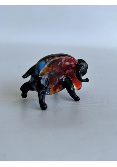 El Yapımı Murano Cam Koç Biblo A49-01