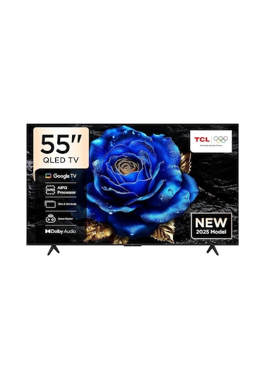 55 İnç Akıllı Tv 55t6c 4k Qled Renkli Quantum Crystal Hdr10 Oyun Google Tv, Dolby Vision Atmo...-120335