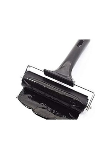 Kaymaz Saplı 4 İnç Kauçuk Rulo, Baskı Ve Yapıştırıcı İçin Profesyonel Sanat Malzemeleri B