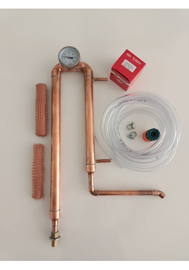 Bitkisel Damıtma Mesh Dolgulu İmbik Damıtma Sistemi 17 Litre