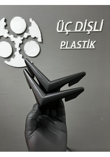 Citroen C3 Panjur Arması Siyah 3d Baskı 1 Set