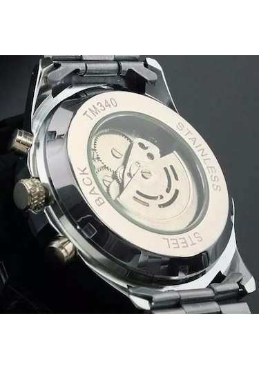 Novahub Beyaz Kazanan İskelet Otomatik Mekanik İzle Altın Erkek Saatler Paslanmaz Çelik Bilezik Spor Lüks Erkek Saat Çin Kol Saati Beyaz Beyaz