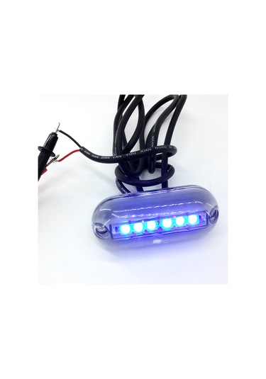 Leezsing Mavi Renkli 3w Dc 12v Su Altı Aydınlatma Lambası Pc Malzeme, -20 +45 Çalışma Sıcaklığı Mavi