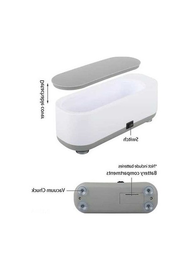 Pazly Türkçe Optimizasyon: Yüksek Frekanslı Ultrasonik Temizleyici: 210g, 300ml Kapasite, Pratik Taşınabilir Küçük Boyutlu - Altın