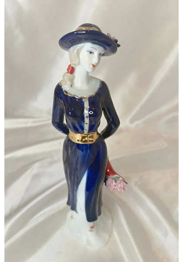 El İşi Seramik Biblo Heykel Buket Çiçek