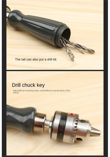 Xurunkeji Ahşap, Mücevher, İnce El Sanatları, Elektronik Montaj Ve Model Yapımı, Kendin Yap Delme İçin Uygun Büyük El Matkabı El Aleti