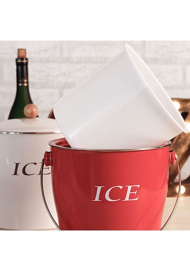 Suntek Metal Çift Duvar Katmanlı Buz Şampanya Kovası, Çok Renkli