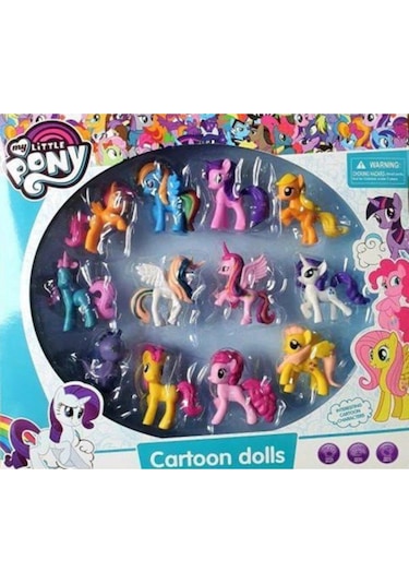 Oyuncak 12 Li Set Figür Oyuncak Pony Ler My Little Pony Oyuncakla