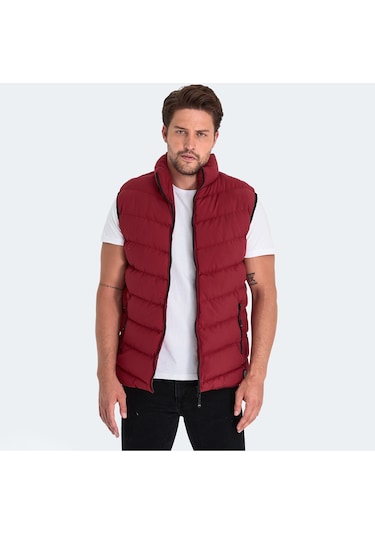 Slazenger HIDRO Erkek Şişme Yelek Bordo Yelek