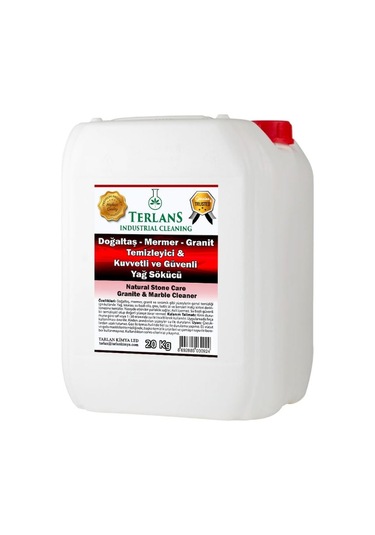 Terlans Doğaltaş Mermer Granit Yüzey Temizleyici 20 KG