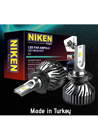 Niken Pro Led Xenon Far Ampul H1 H3 H4 H7 H8 H9 H11 H15 H16 9005 530809385