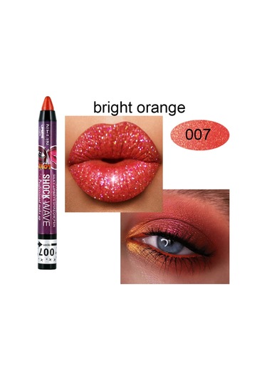 Mufunye Göz Farı Ve Dudak Kalemi 2'si 1 Arada Set, Suya Dayanıklı Ve Kolay Dağılmayan, 07